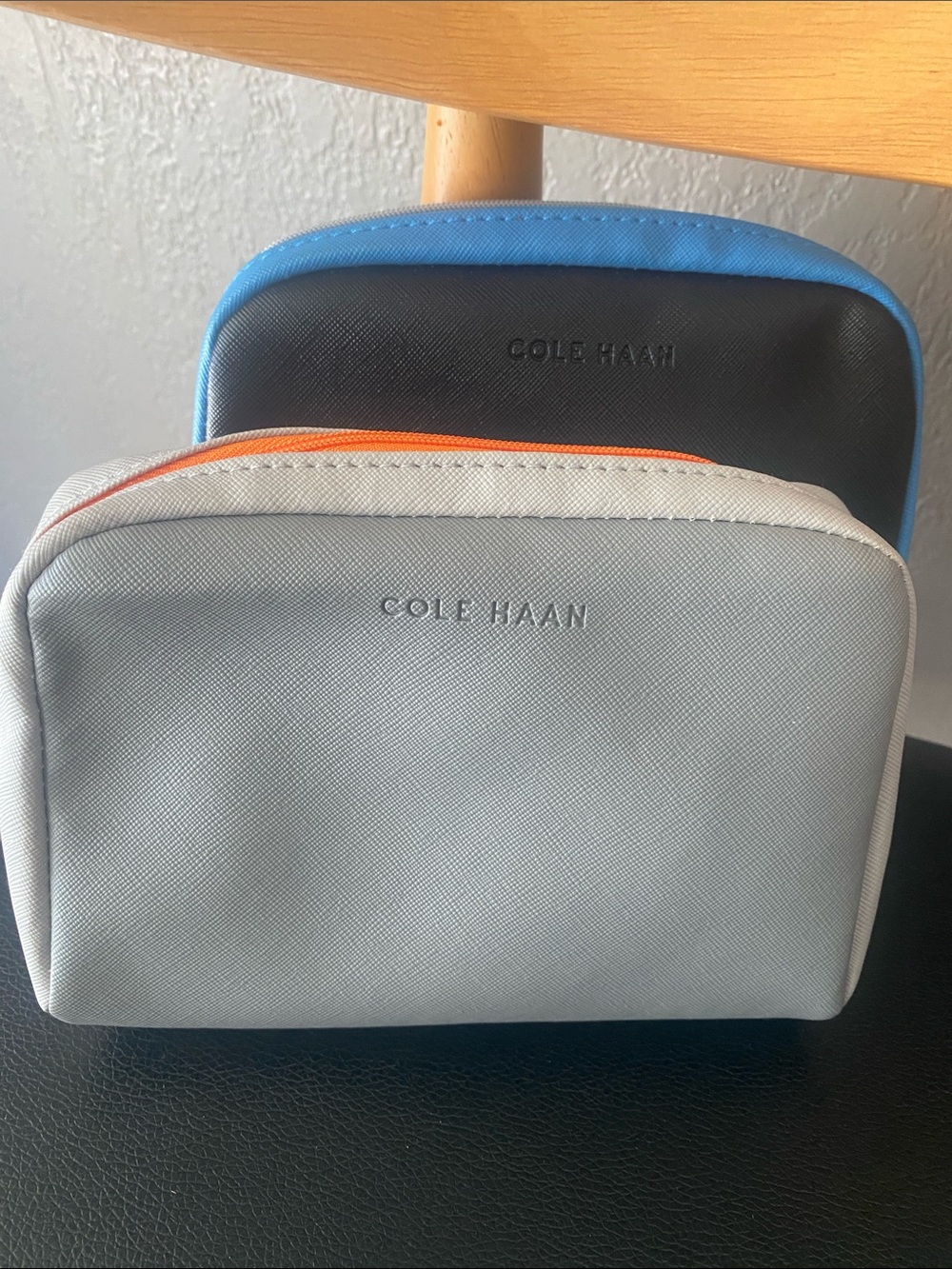 Bundle of 2 Cole Hann Cosmetic travel Bags x AA